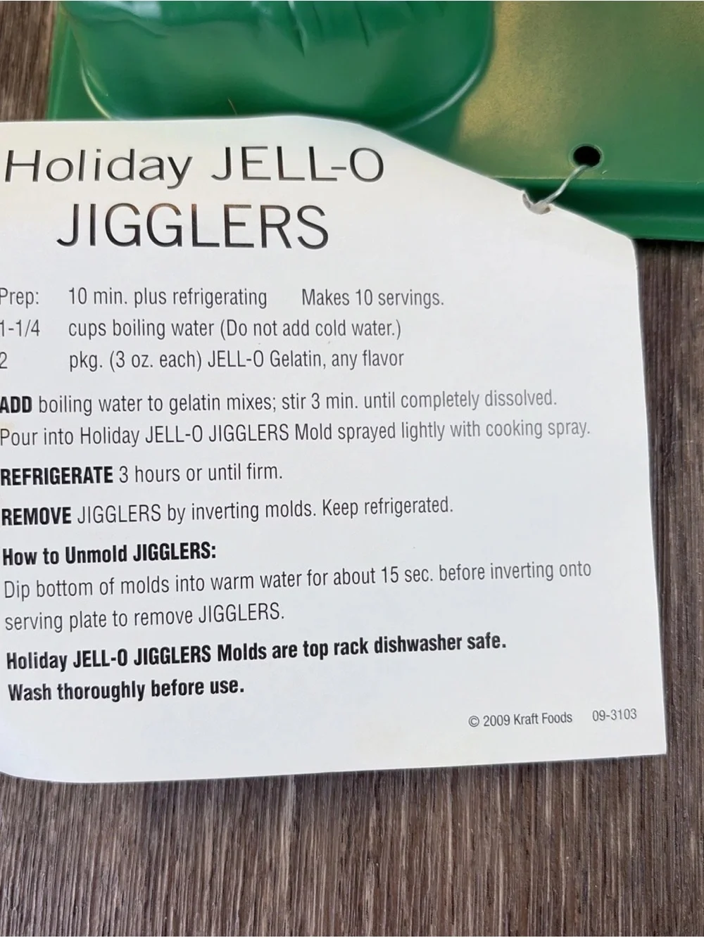 Set of 3 Jello Jigglers Christmas Happy Holidays Molds Santa Snowman Tree Stars